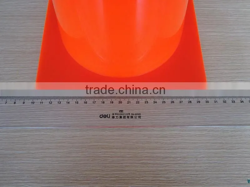 50cm plastic soccer cone with hole sports training cones