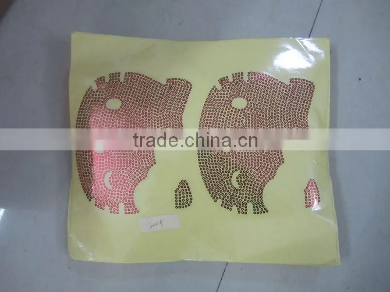 hot fix heat transfer motifs iron on sequins
