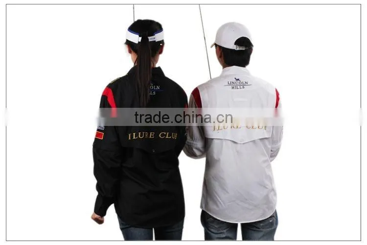 Anti-UV Wholesale Fishing Shirts100% Polyester Sportswear