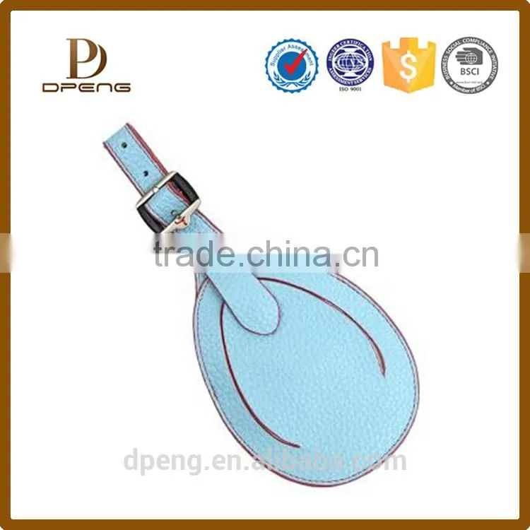 made in China oem Aeroplane Luggage tag leather Luggage tag