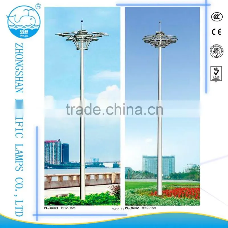 25 meter pneumatic telescopic mast IP65 220V 2000W high pole light