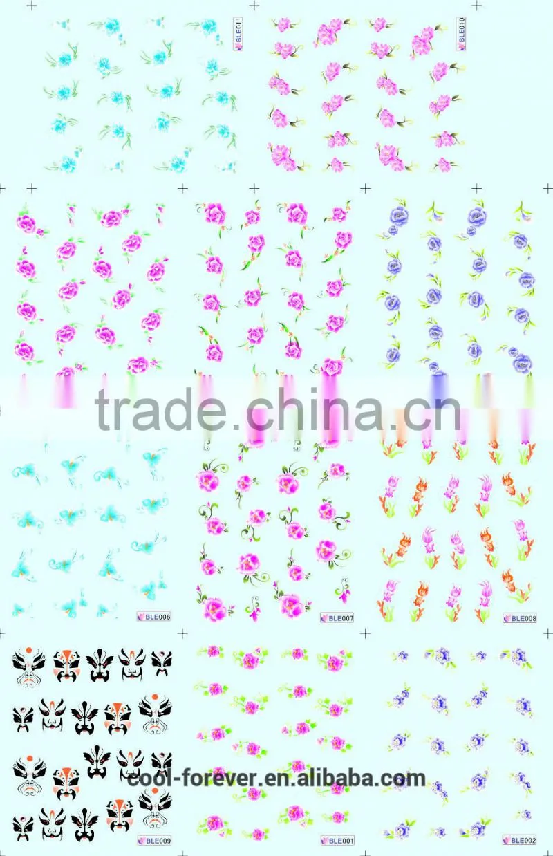 wholesale cartoon nail art stickers