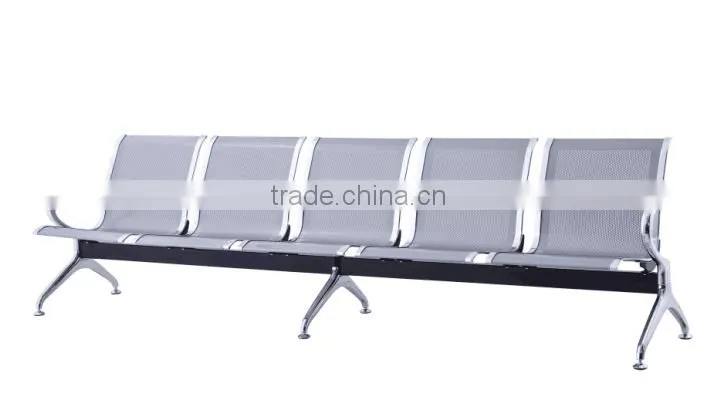 5 seater waiting room chair,airport chair,stainless steel wait chair C505