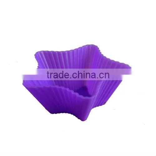 Hot Wholesale Star Shaped Silicone Cake Mould for Baking
