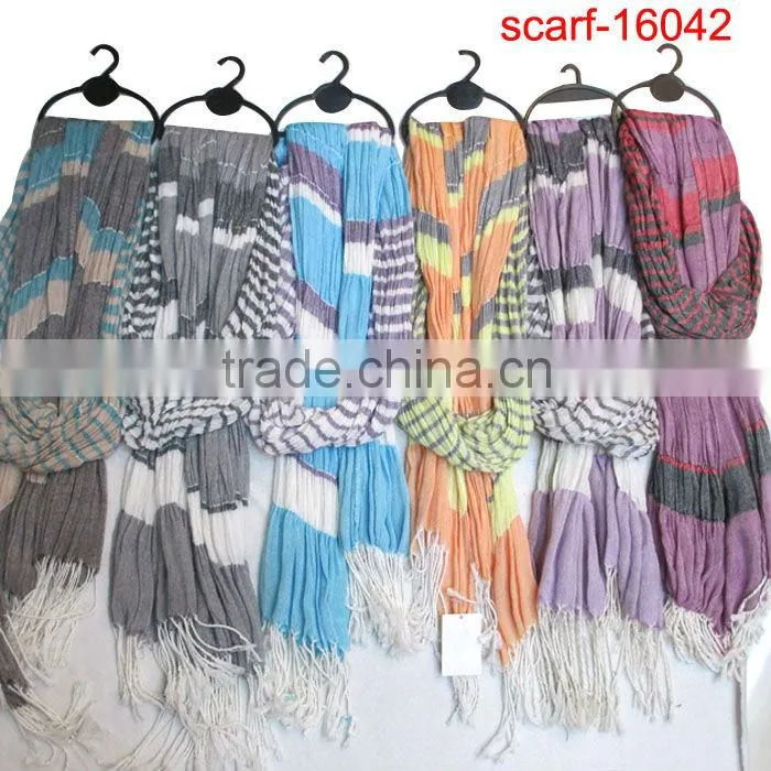 fashion wholesale plain cotton scarf