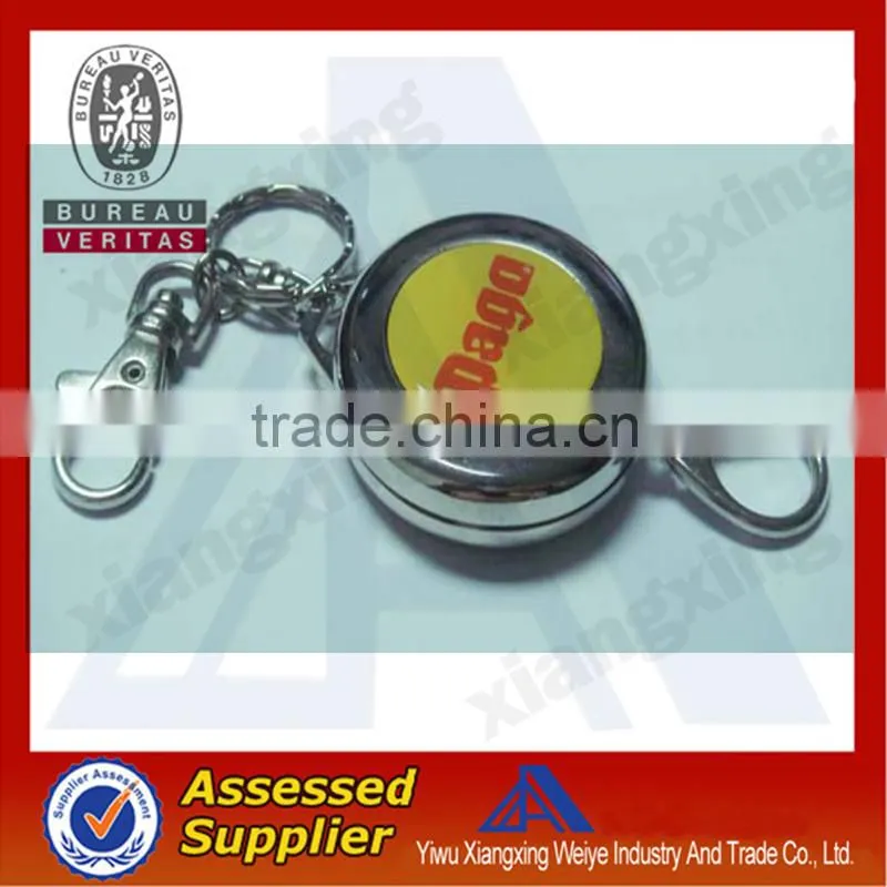 ABS material promotional gifts custom new badge reel pull reel