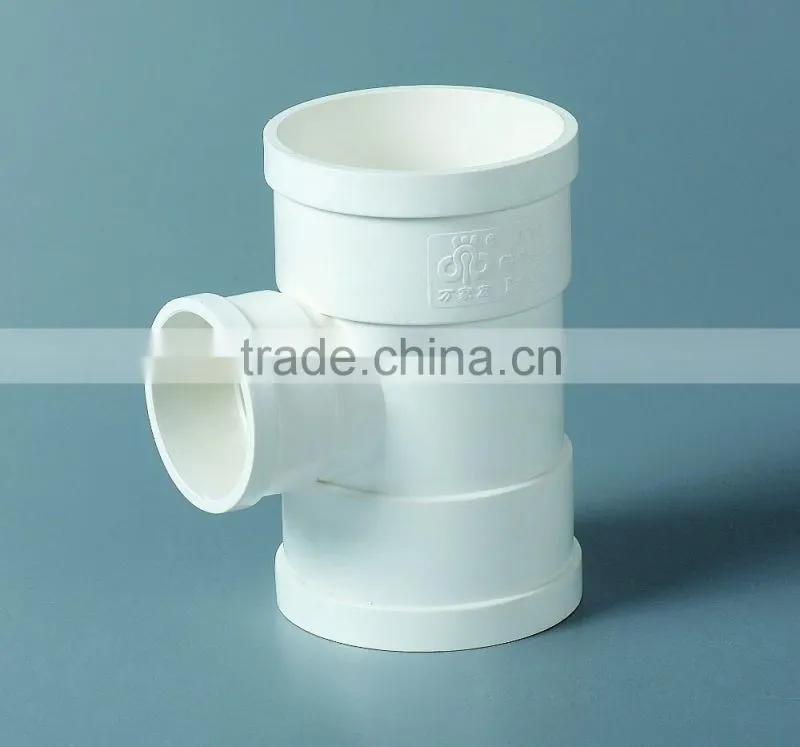 Manufacture Water Supply Plastic Pvc Water Pipe/ PVC fitting reducer tee