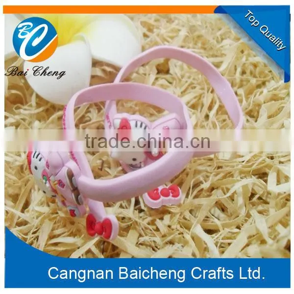 2016 well sell cute cat rubber keychain for souvenir in reasonable price