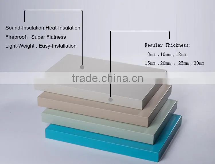 Exotic colorful pvdf painted aluminum honeycomb panel for station