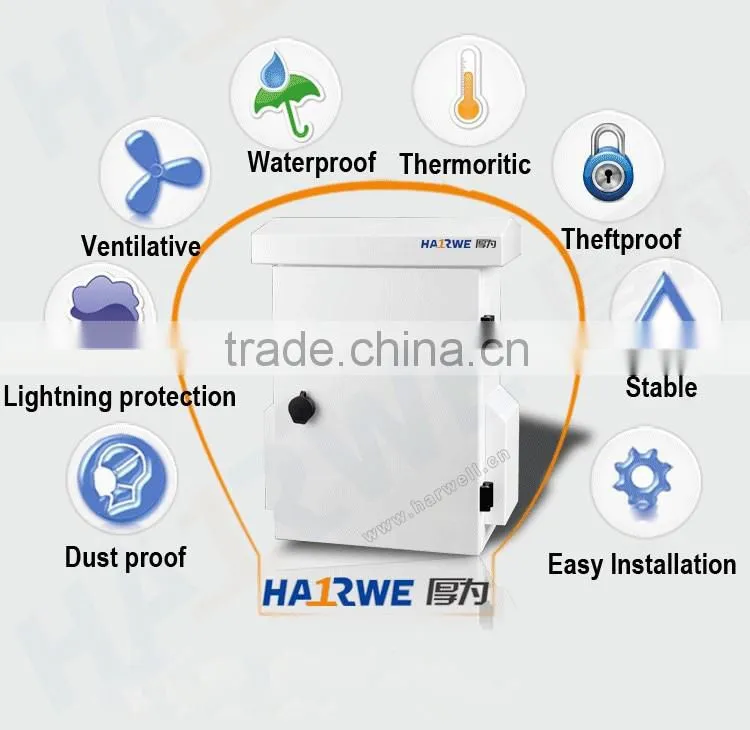 White Waterproof Metal Electrical Enclosures of Outdoor Used
