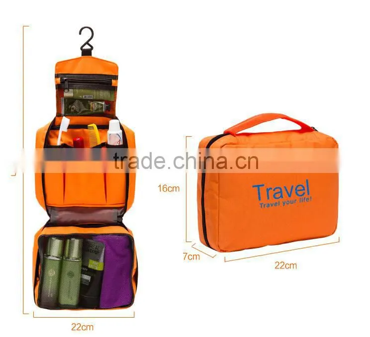 Suitcase Type Large Capacity Travel Bag Hanging Toiletry Bag