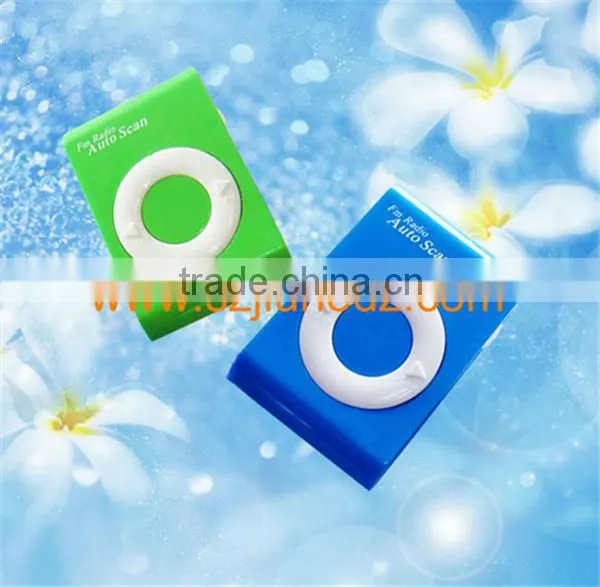 Promotional Mini FM Auto Scan Radio With Back Clip