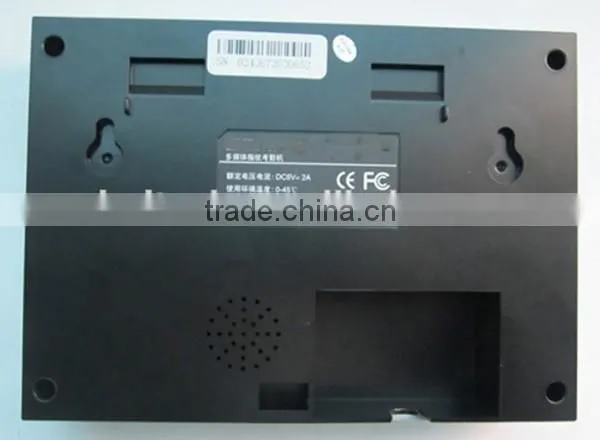 U100 fingerprint time attendance 3 inch touch screen webserver optional rfid/mi-fare card TCP/IP communication attendance clock