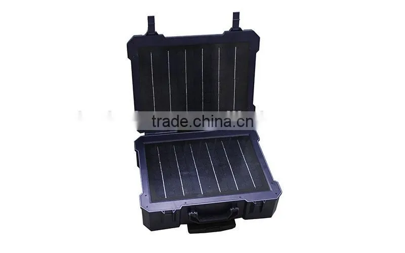 Portable solar power case
