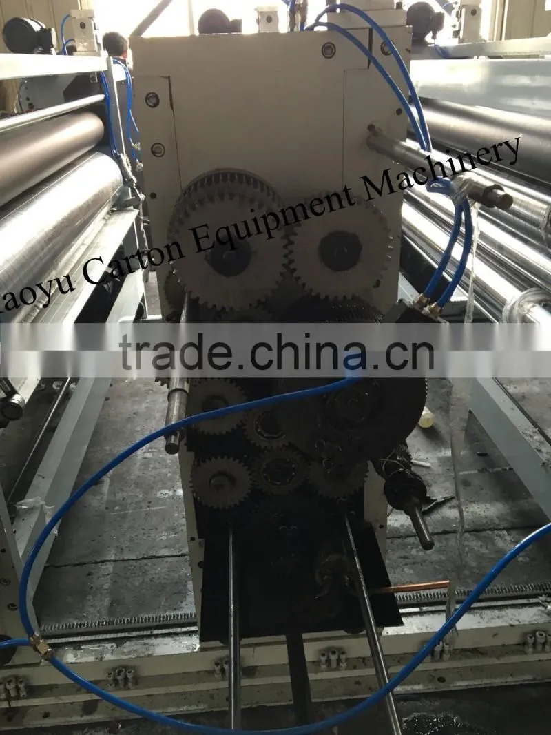 High speed automatic carton box flexo printer slotter die cutter machine