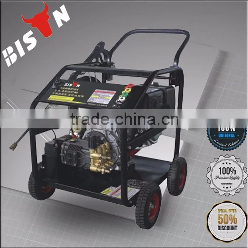 Bison China Taizhou Metal Material Gasoline Engine Pressure Cleaning Machine, Car Washer Machine
