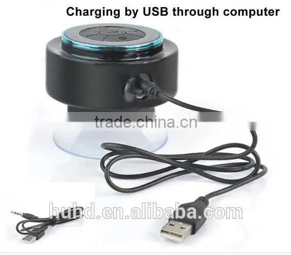 New Product Wireless Portable Speaker Waterproof Shower Speaker With Suction Cup