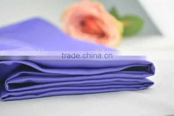 Mulinsen textile woven solid dyed polyester plain matte satin fabric