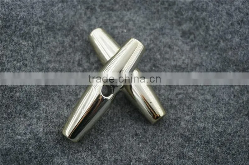 FASHION PLATING SIGLE HOLE BAR BUTTON FOR CLOTHING