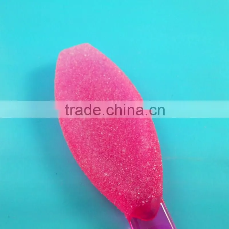 Torch shaped colorful plastic foot file