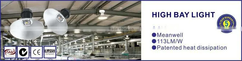 Single Citizen COB LED 100w high lumen LED industry high bay lights with high efficacy 106lm/w