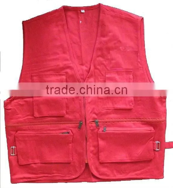 mens casual fishing vest
