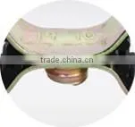 Double pipe clamps M6 withinner rubber