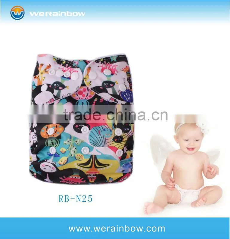 Wholesale Custom Prefold Baby Diaper Bamboo
