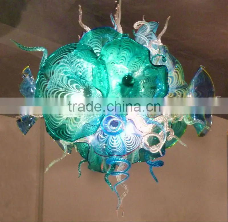 Crystal Chandelier Multi Colored xo-201100 and hand blown glass chandelier and chandelier lighting blown glass