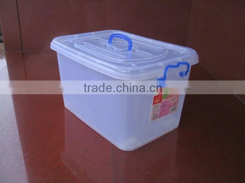 Plastic storage case 30L-32L with 4 wheels