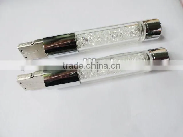 Newest flash crystal usb drive pen scanner 1GB 2GB 4GB 8GB 16GB 32GB