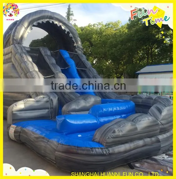 Inflatable slide for kids /dry slide/ water slide combo with pool