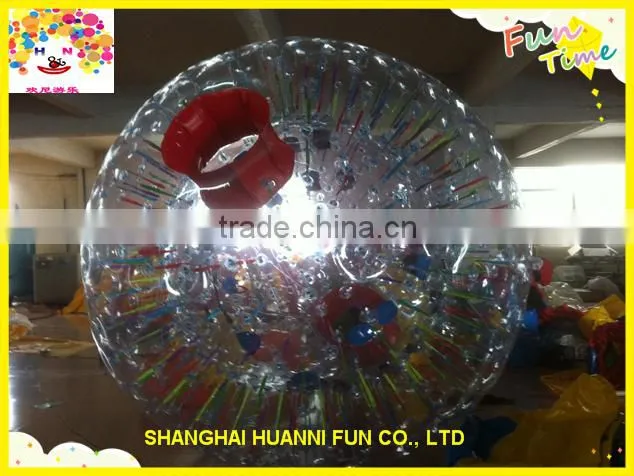 Cheap and high quality colorful inflatable zorb ball play water game for adults,outdoor rent zorb ball