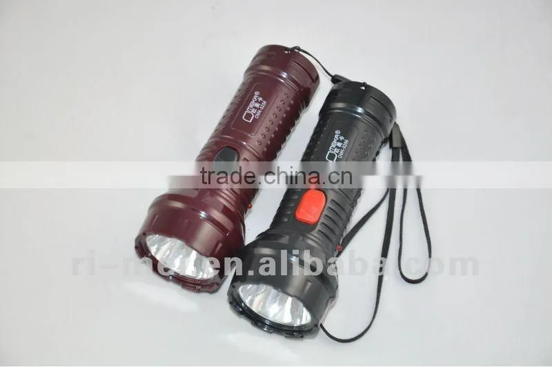 Promotion 3256 LED flash light with rechargeable function
