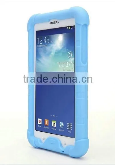 For Galaxy Tab 4 Lite 7.0 T116 silicone rugged cover case for Samsung Galaxy Tab 3 Lite 7.0 SM-T110/T111 Tab E 7 inch case