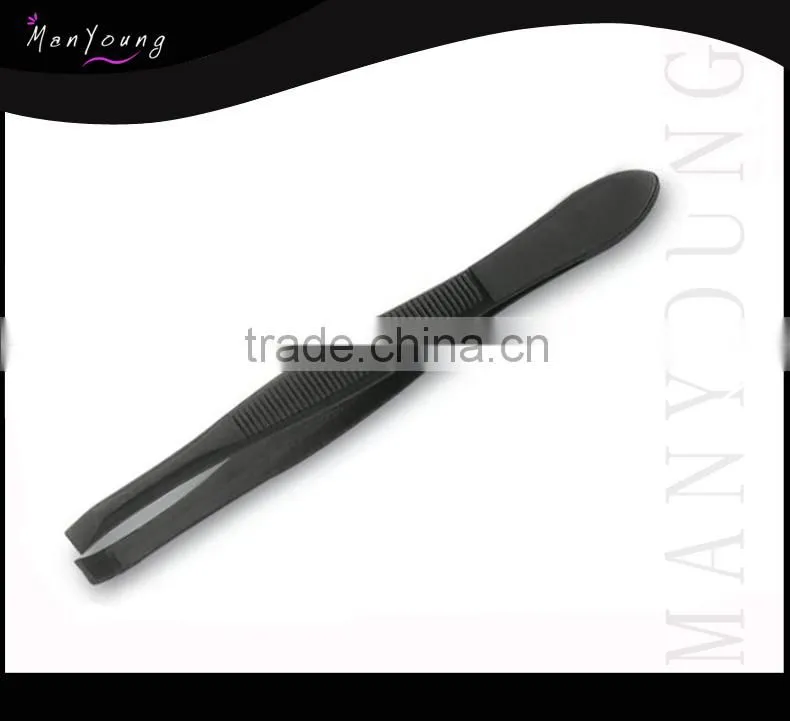 False eyelash tweezers,stainless steel eyelash tweezers,black eyelash tweezers
