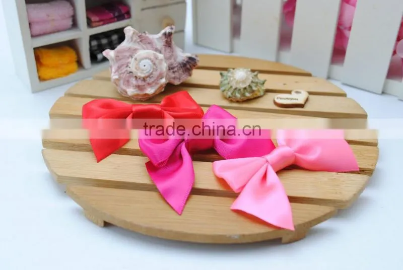 new design beautiful satin ribbon bow for garment accessories