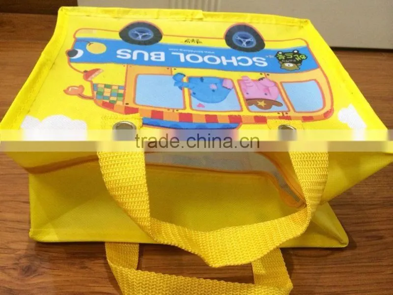 Fashion design pp woven zipper bag