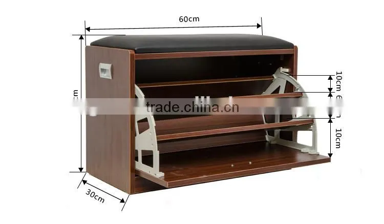 best price wooden shoe cabinet/shoe rack
