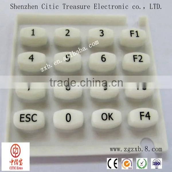 Specializes in Manufacturing Waterproof Silicone Rubber Keypad Welcome OEM