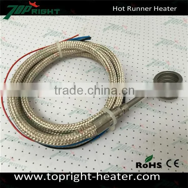 Customized electric hot runner coil heater for heating element