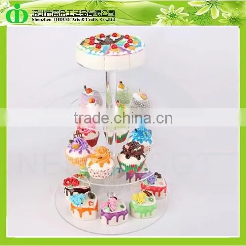 DDC-0271 Trade Assurance 4-Tier Clear Acrylic Wedding Cake Stand