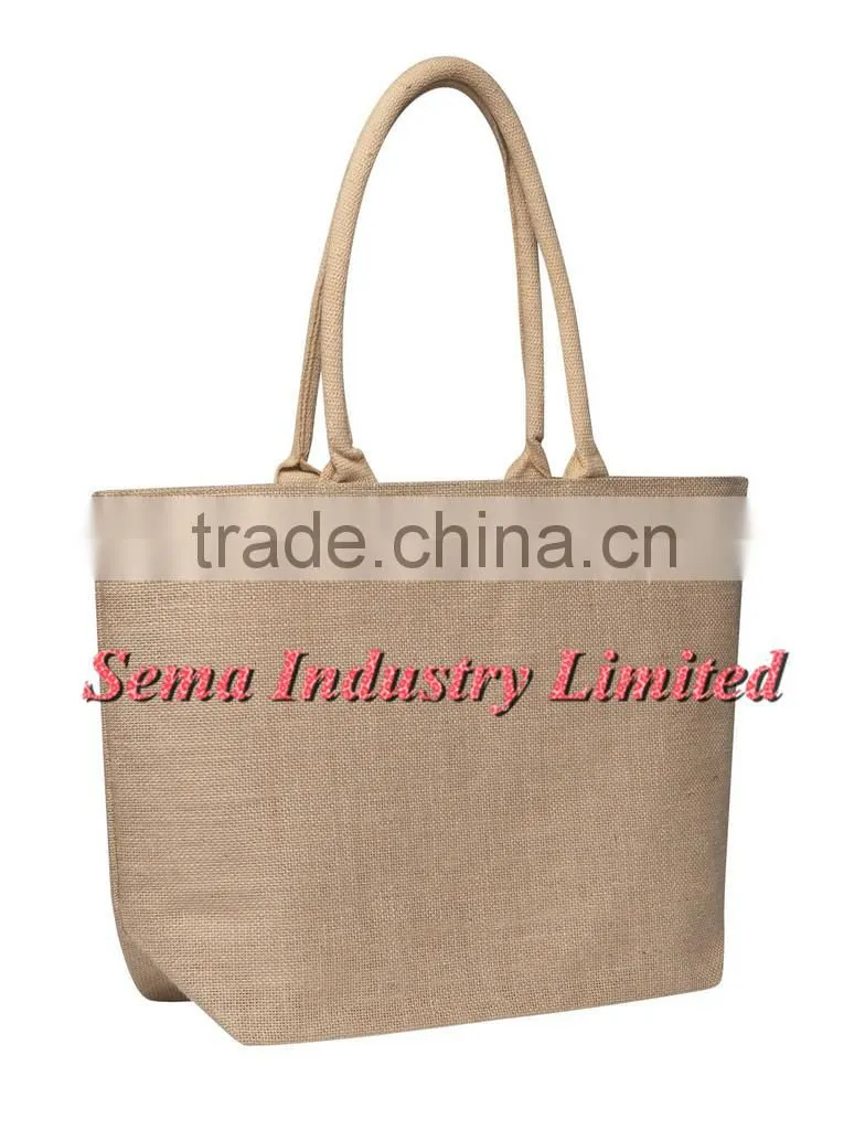 personalised jute shoulder bags and burlap sack for wholesale