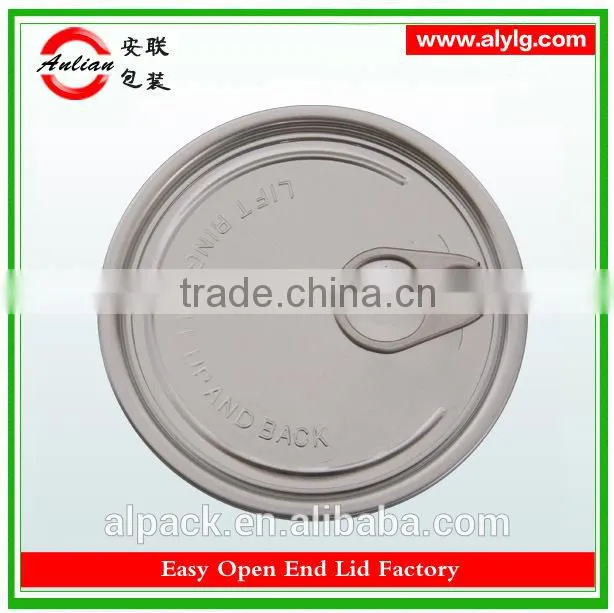China Newest Design Full Aperture Style Milk Powder Aluminum Easy Open Peel Off End