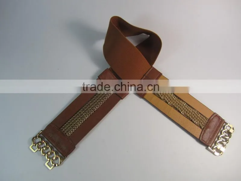 elastic chain decorative fashion ladies belt