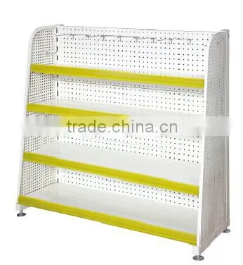 RH-H12 candy snack racks Classic hole Back pannel mini snack rack