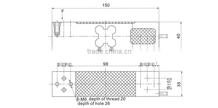 GPB144 Counting Scale Single point load cell 200kg