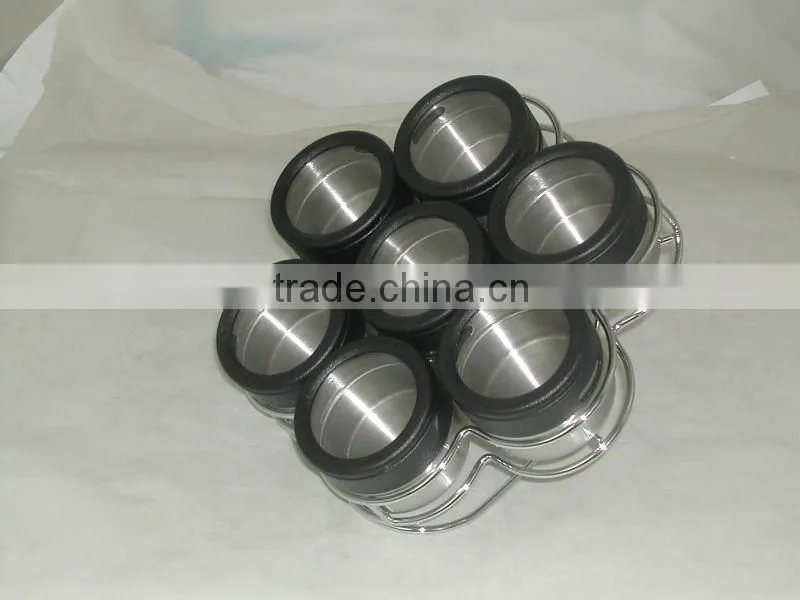 stainless steel salt and pepper set