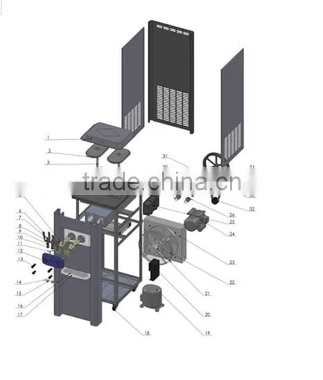 High efficiency 2014 commercial frozen yogurt machine for sale (ICM-T333)