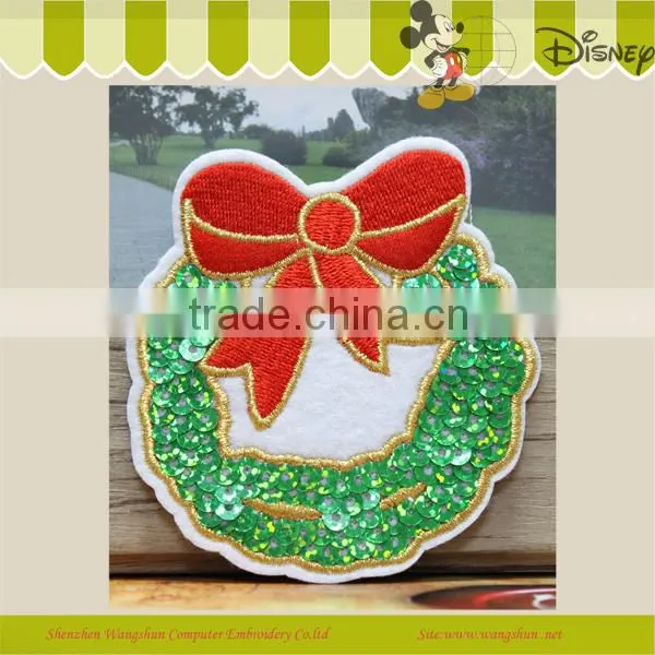 2014 Hot Sale Christmas Hat Logo Embroidery Epaulette Pin-On